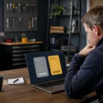 Locksmith reviewing monthly and annual membership options